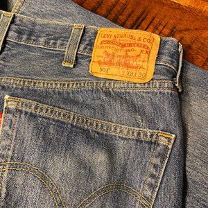 Levis Original Straight leg Button up 501 W38/L30